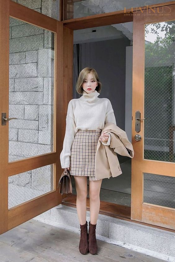 Chân váy xòe dáng dài phối viền ngang thời trang, phong cách Hàn quốc nhẹ  nhàng | Lazada.vn